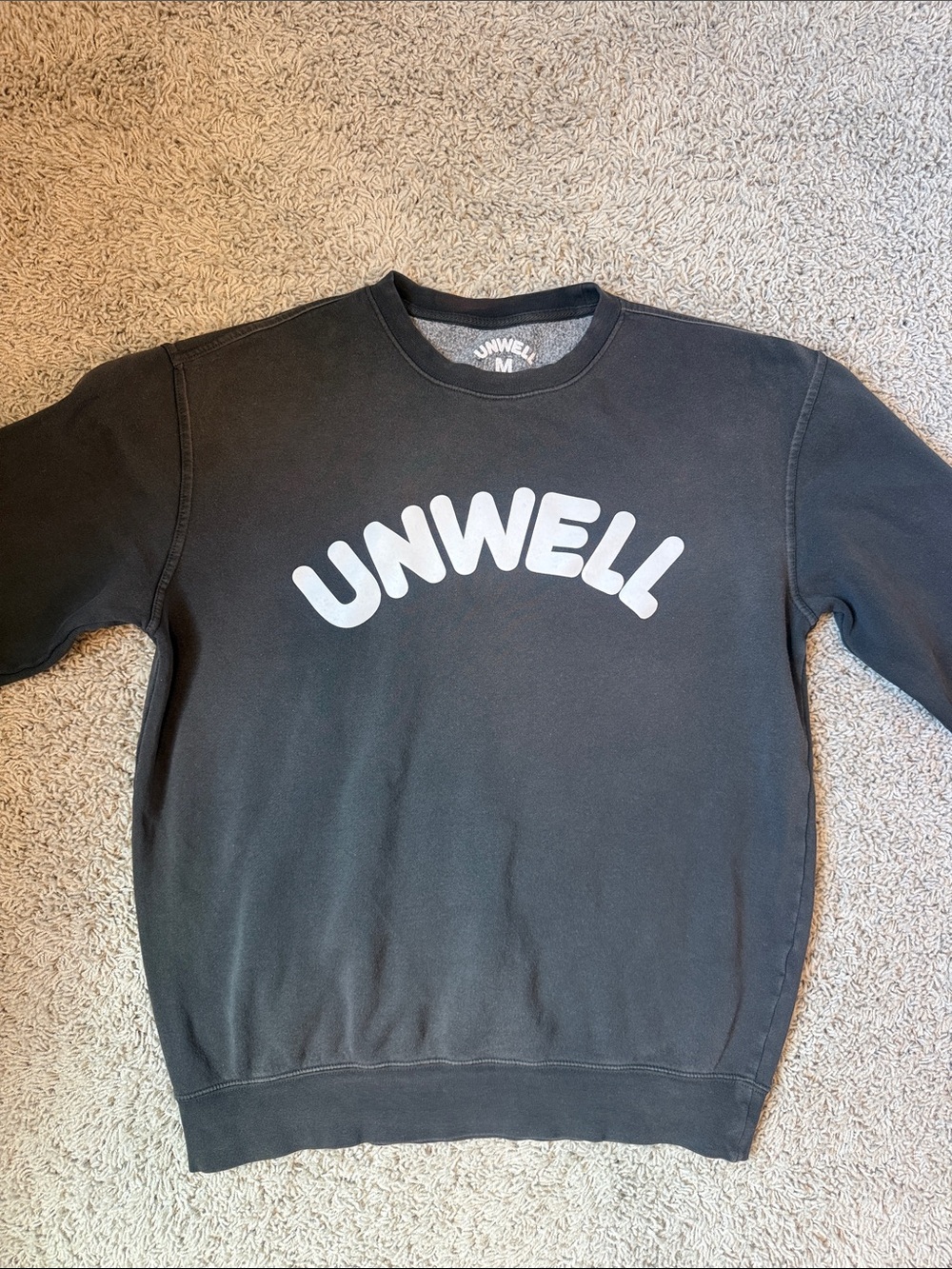 Unwell Women’s Gray Crewneck Sweatshirt